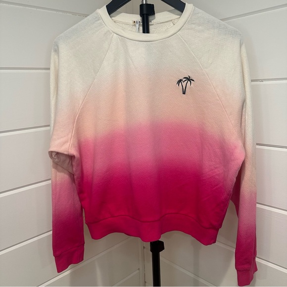Marine Layer Sweaters - Marine Layer Ombre Pink and Cream Sweatshirt/Longsleeve. Size: Small Ladies